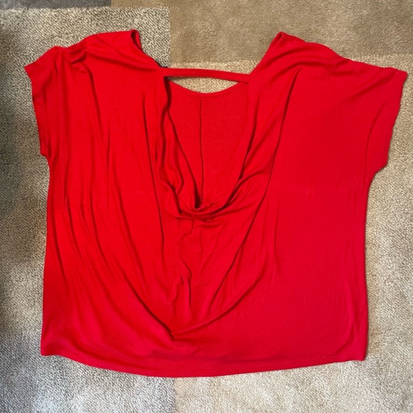 Express knit blouse with scoop back size Large - Picture 7 of 7